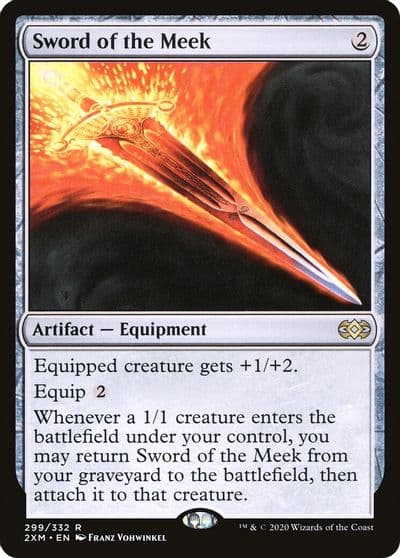Sword of the Meek Double Masters Magic card