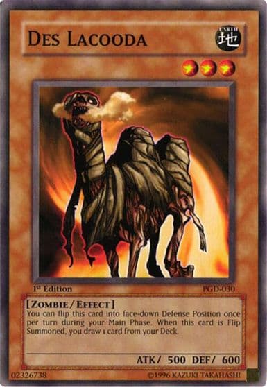 Des Lacooda Pharaonic Guardian Yu-Gi-Oh! card