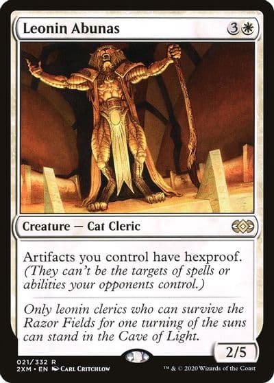 Leonin Abunas Double Masters Magic card