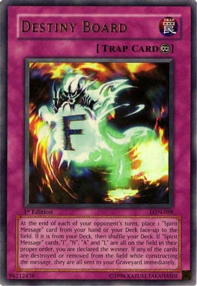 Destiny Board Labyrinth of Nightmare Yu-Gi-Oh! card