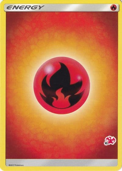 Fire Energy (#10 Charizard Stamped) Battle Academy Pokemon card