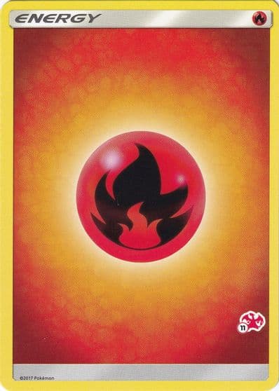 Fire Energy (#11 Charizard Stamped) Battle Academy Pokemon card