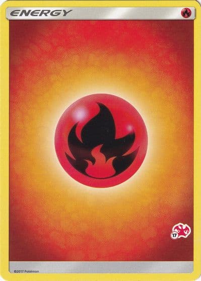 Fire Energy (#17 Charizard Stamped) Battle Academy Pokemon card