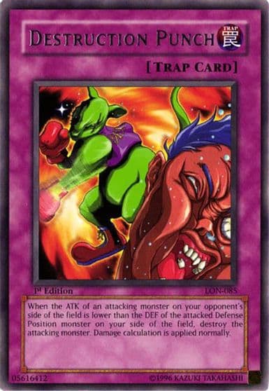 Destruction Punch Labyrinth of Nightmare Yu-Gi-Oh! card