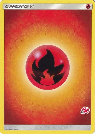 Fire Energy (#22 Charizard Stamped) Battle Academy Pokemon card