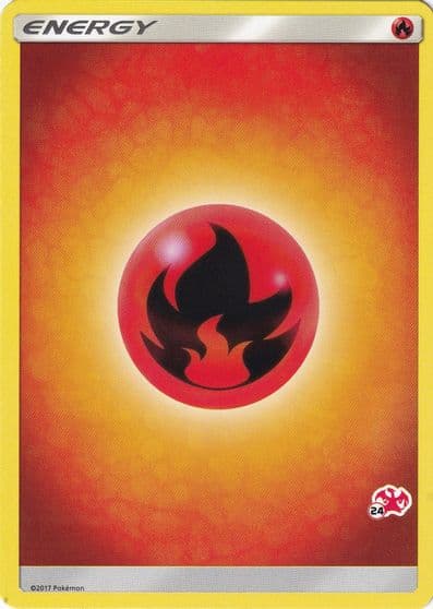 Fire Energy (#24 Charizard Stamped) Battle Academy Pokemon card