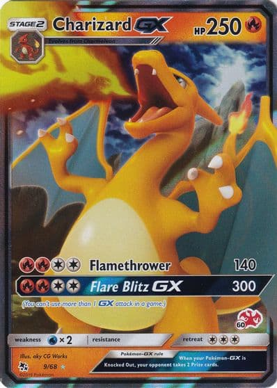 Charizard GX (#60 Charizard Stamped) Battle Academy Pokemon card