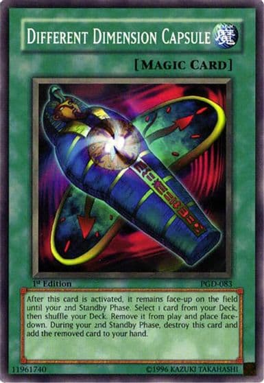 Different Dimension Capsule Pharaonic Guardian Yu-Gi-Oh! card