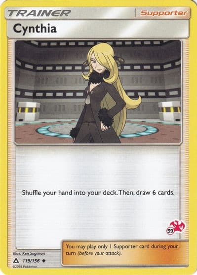 Cynthia (#59 Charizard Stamped) Battle Academy Pokemon card