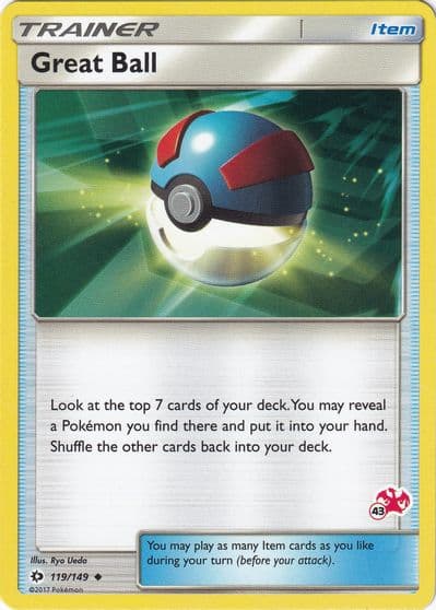 Great Ball (#43 Charizard Stamped) Battle Academy Pokemon card