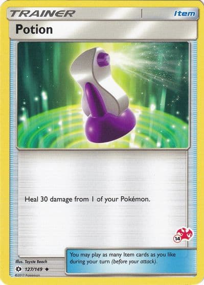 Potion (#14 Charizard Stamped) Battle Academy Pokemon card