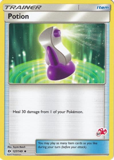 Potion (#37 Charizard Stamped) Battle Academy Pokemon card