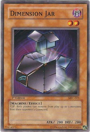 Dimension Jar Magician's Force Yu-Gi-Oh! card
