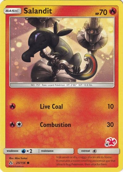 Salandit (#18 Charizard Stamped) Battle Academy Pokemon card