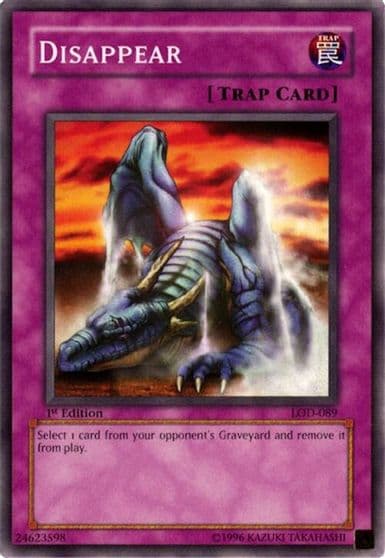 Disappear Legacy of Darkness Yu-Gi-Oh! card