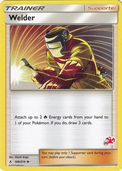 Welder (#25 Charizard Stamped) Battle Academy Pokemon card