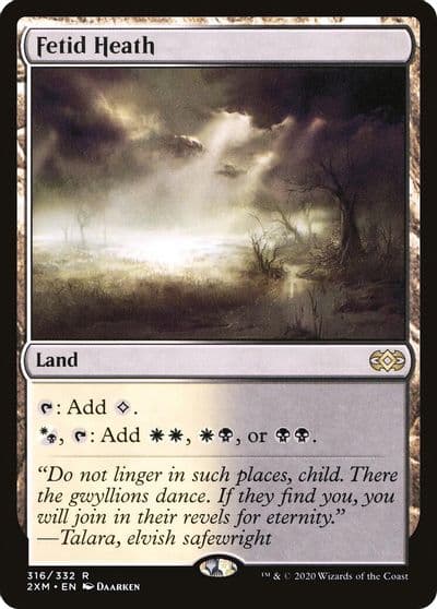 Fetid Heath Double Masters Magic card