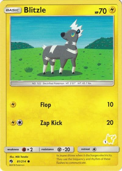Blitzle (#1 Pikachu Stamped) Battle Academy Pokemon card