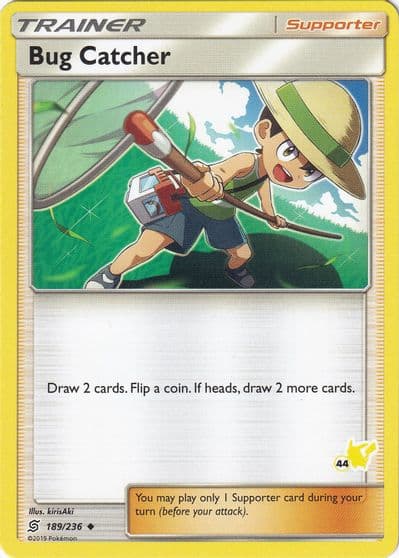 Bug Catcher (#44 Pikachu Stamped) Battle Academy Pokemon card