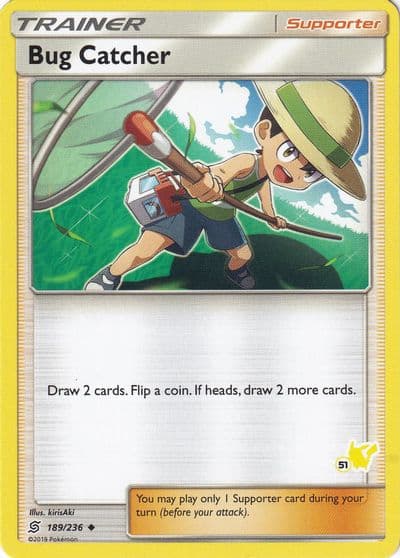 Bug Catcher (#51 Pikachu Stamped) Battle Academy Pokemon card