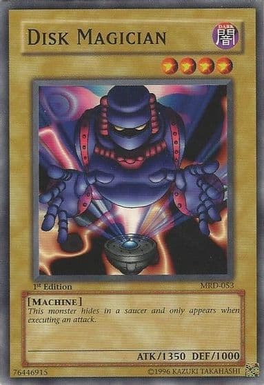 Disk Magician Metal Raiders Yu-Gi-Oh! card