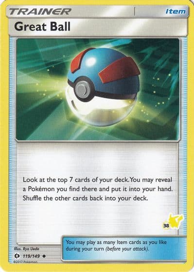 Great Ball (#38 Pikachu Stamped) Battle Academy Pokemon card