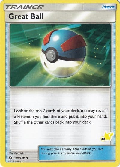 Great Ball (#49 Pikachu Stamped) Battle Academy Pokemon card