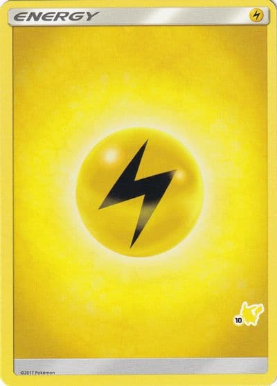 Lightning Energy (#10 Pikachu Stamped) Battle Academy Pokemon card