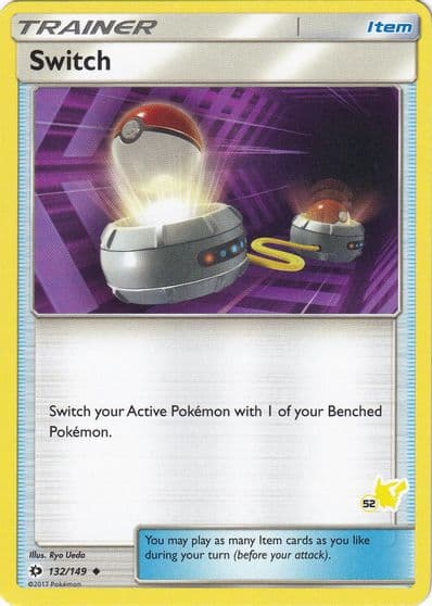 Switch (#52 Pikachu Stamped) Battle Academy Pokemon card