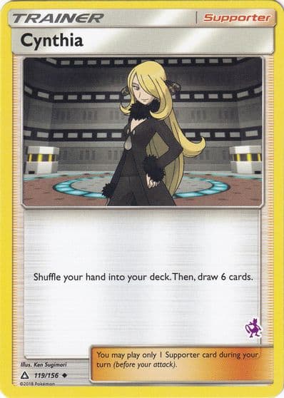 Cynthia (Mewtwo Stamped) Battle Academy Pokemon card