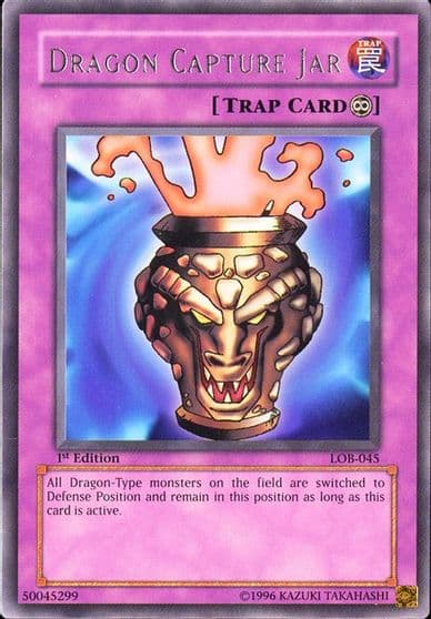Dragon Capture Jar The Legend of Blue Eyes White Dragon Yu-Gi-Oh! card