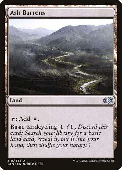 Ash Barrens Double Masters Magic card