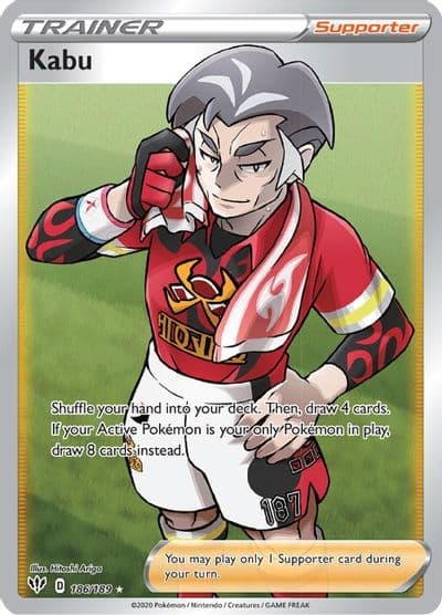 Kabu (Full Art) SWSH03: Darkness Ablaze Pokemon card