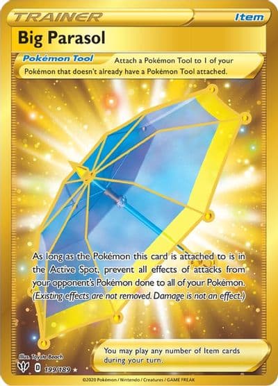 Big Parasol (Secret) SWSH03: Darkness Ablaze Pokemon card