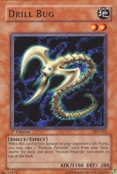 Drill Bug Pharaoh's Servant Yu-Gi-Oh! card