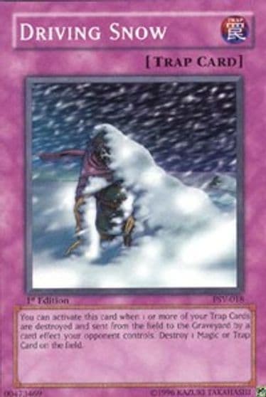 Driving Snow Pharaoh's Servant Yu-Gi-Oh! card