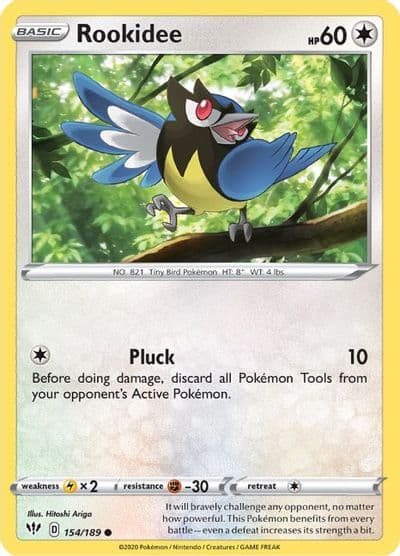 Rookidee SWSH03: Darkness Ablaze Pokemon card