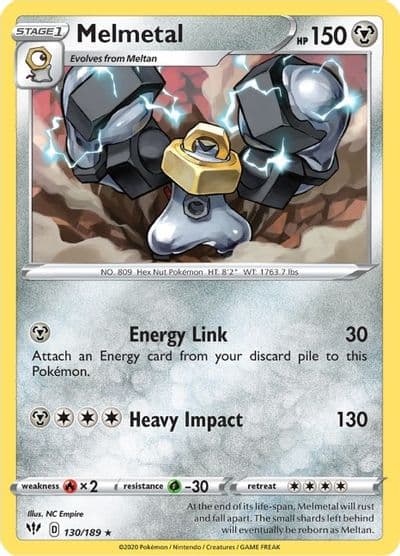 Melmetal SWSH03: Darkness Ablaze Pokemon card