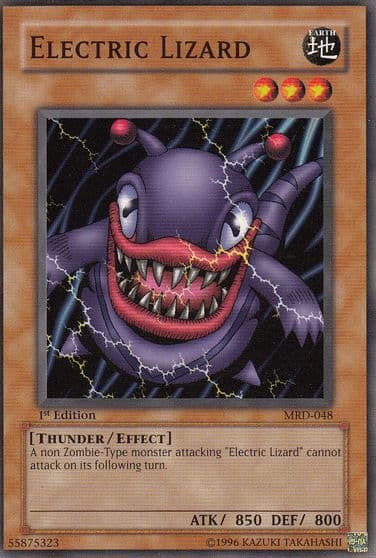 Electric Lizard Metal Raiders Yu-Gi-Oh! card