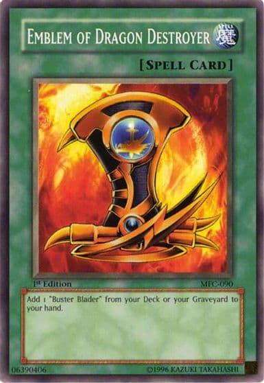 Emblem of Dragon Destroyer Magician's Force Yu-Gi-Oh! card