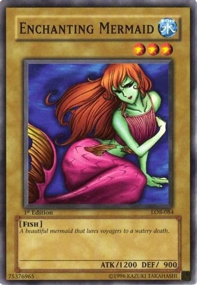 Enchanting Mermaid The Legend of Blue Eyes White Dragon Yu-Gi-Oh! card