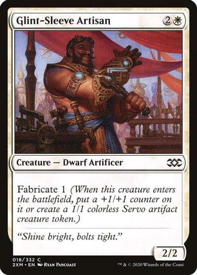 Glint Sleeve Artisan Double Masters Magic card