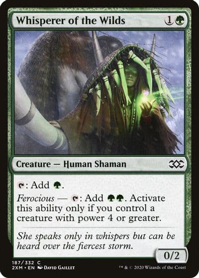 Whisperer of the Wilds Double Masters Magic card