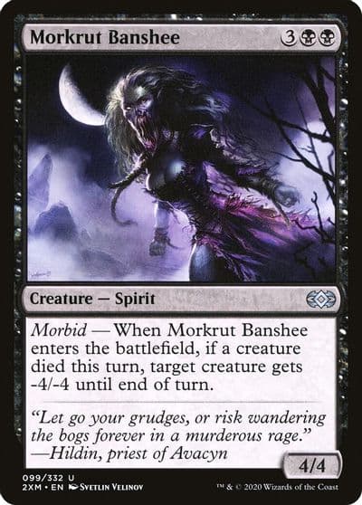 Morkrut Banshee Double Masters Magic card