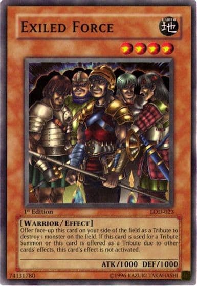 Exiled Force Legacy of Darkness Yu-Gi-Oh! card
