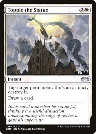 Topple the Statue Double Masters Magic card