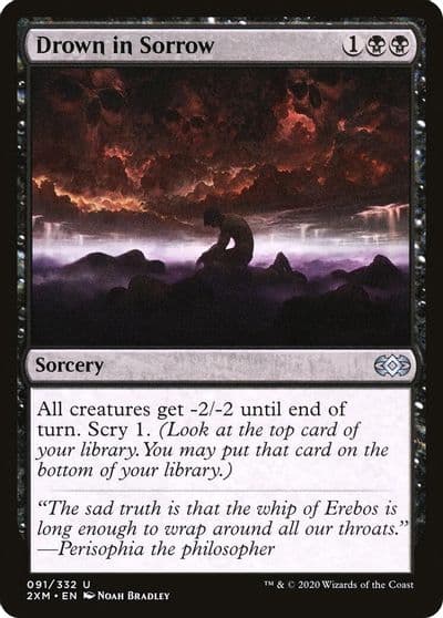 Drown in Sorrow Double Masters Magic card