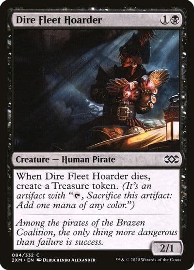 Dire Fleet Hoarder Double Masters Magic card