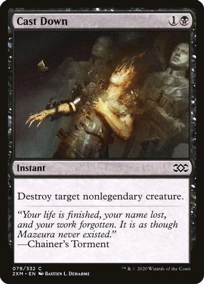 Cast Down Double Masters Magic card
