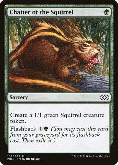 Chatter of the Squirrel Double Masters Magic card